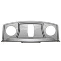 Premier Pontoon Boat Gauge Dash Panel 7-4636-4 - Blank Silver Plastic