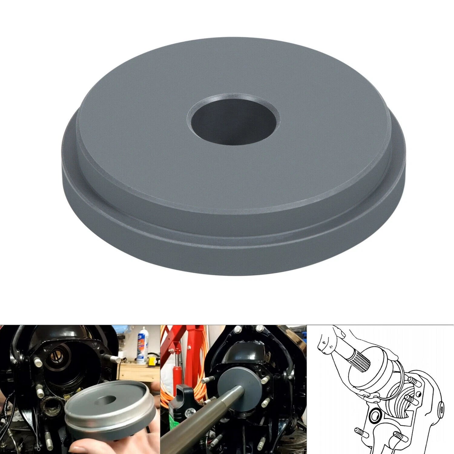 Mercruiser Alpha One Gen Two Bravo Bellow Retainer Ring Install Driver Tool