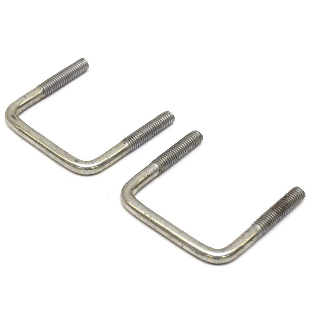Boat Squared U-Bolts 59423 - 3 3/8 X 3 3/4 Inch Steel (pair)