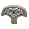 Tahoe Boat Steering Wheel Center Panel 110010 - Taupe Silver Plastic