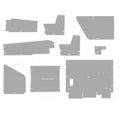 CA944 11 Piece Gray Cab Headliner Kit Fits Case-IH Tractor Models 4494