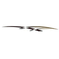 Rinker Boat Decal Sticker - 232 - 272 Captiva Black Gold (port)