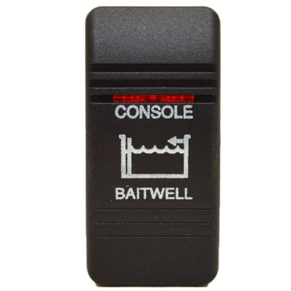 Carling Boat Rocker Switch Cover - Console Baitwell Lighted Actuator