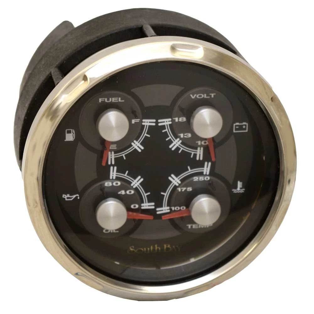 South Bay Boat Multi-Function Gauge GFC632A - Faria 3 1/4 Inch
