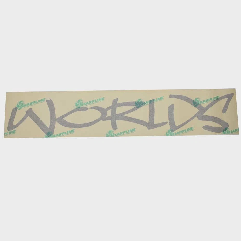 Supra Launch Worlds Boat Logo Decal - Silver Sticker