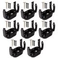 8pcs Golf Ball Pick Up Retriever Tool Claw for Putter Grip Mounting Screws