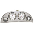 Lund Boat Gauge Panel 2109115 - 16 7/8 X 6 1/4 Inch Spun Silver