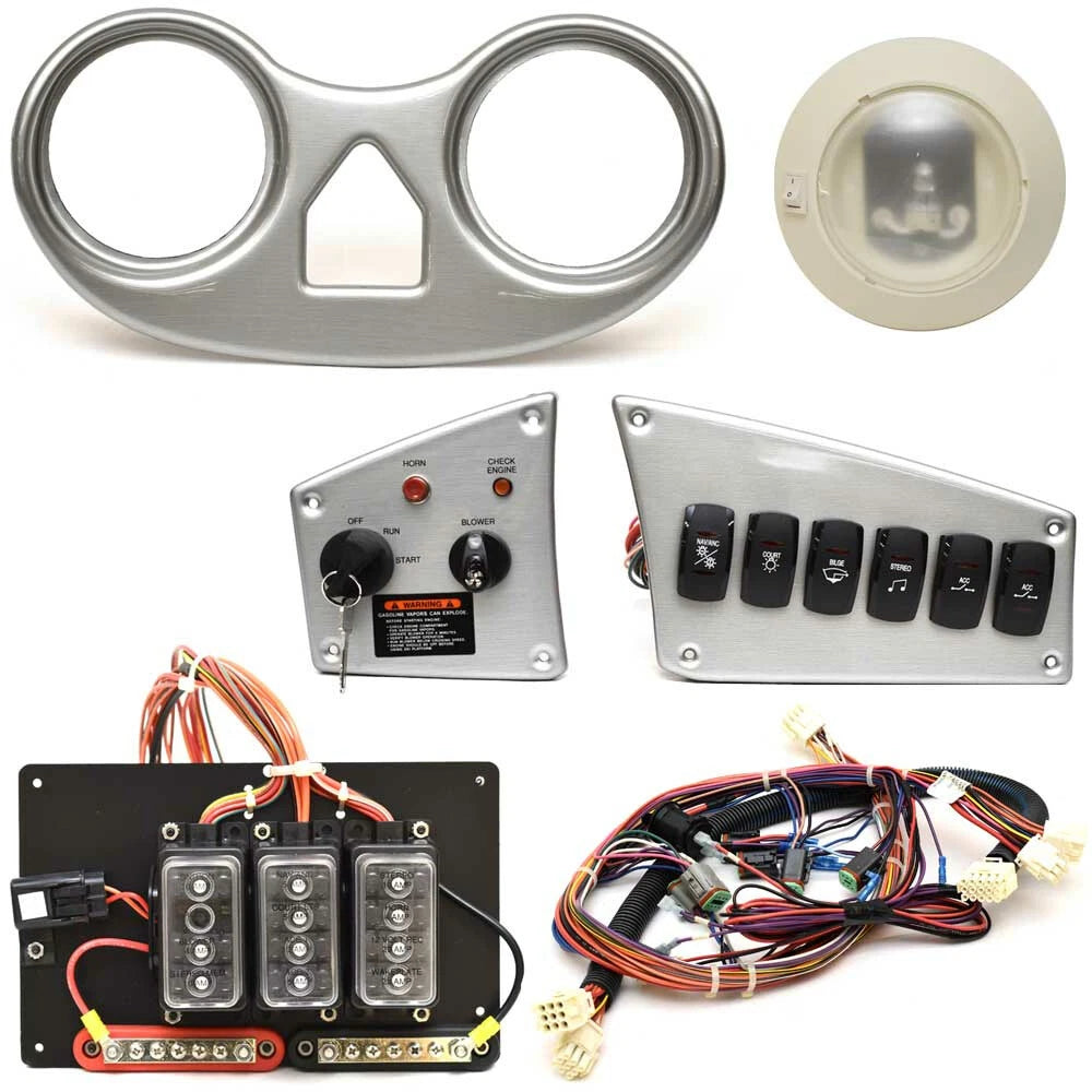 Moomba Boat Dash Panel Kit 111427 - with Ignition Switches Breakers (6PC)