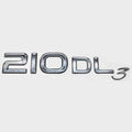 Regency Pontoon Boat Raised Emblem Decal 315596 - 210 DL3 Silver Sticker