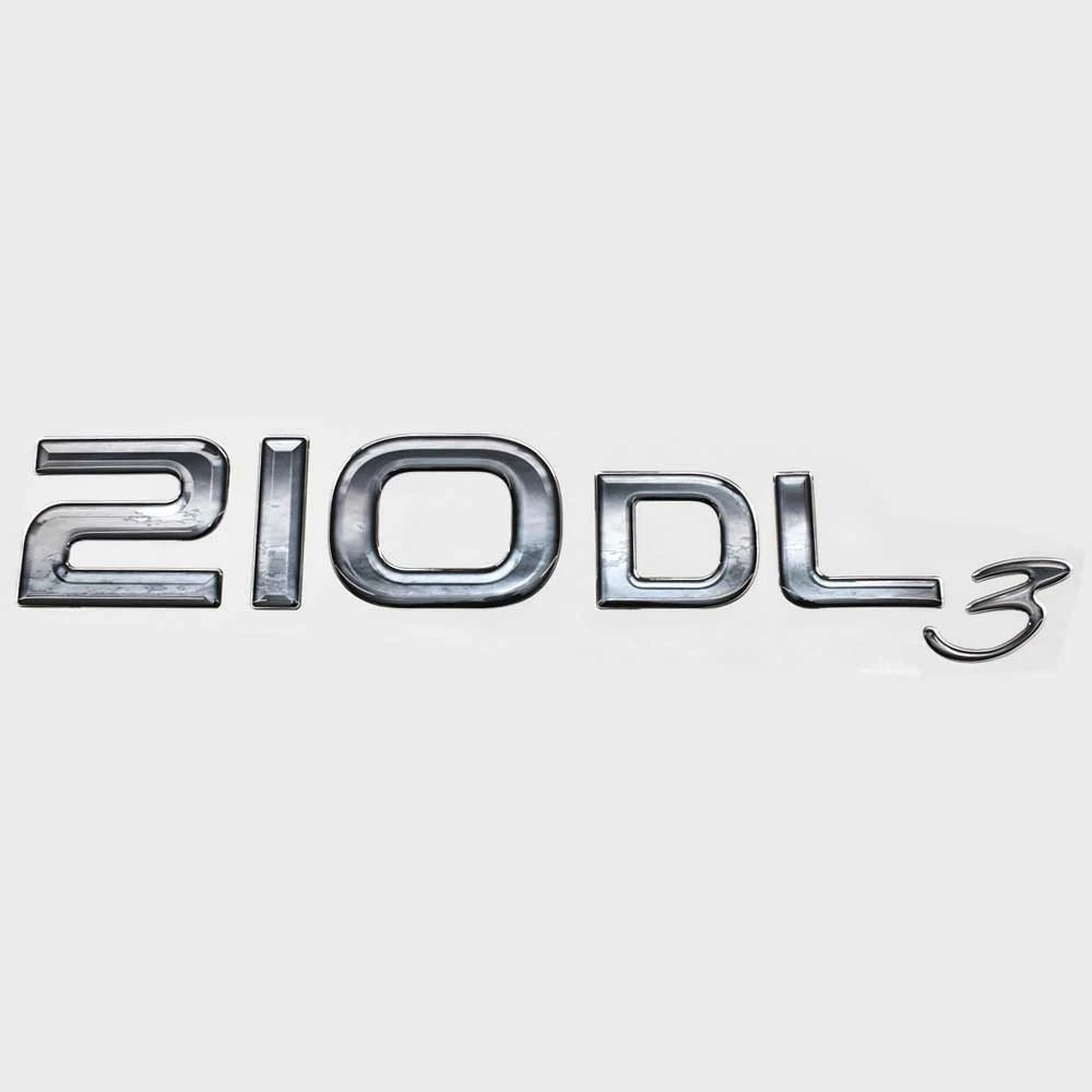 Regency Pontoon Boat Raised Emblem Decal 315596 - 210 DL3 Silver Sticker