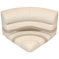 Wise Pontoon Boat Corner Seat Cushions BM11028-1066 - Khaki (2PC)