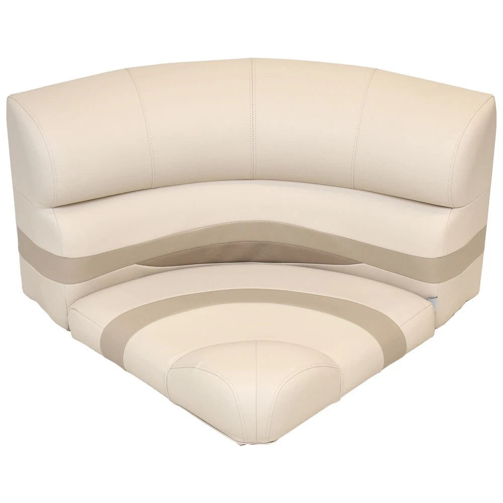 Wise Pontoon Boat Corner Seat Cushions BM11028-1066 - Khaki (2PC)