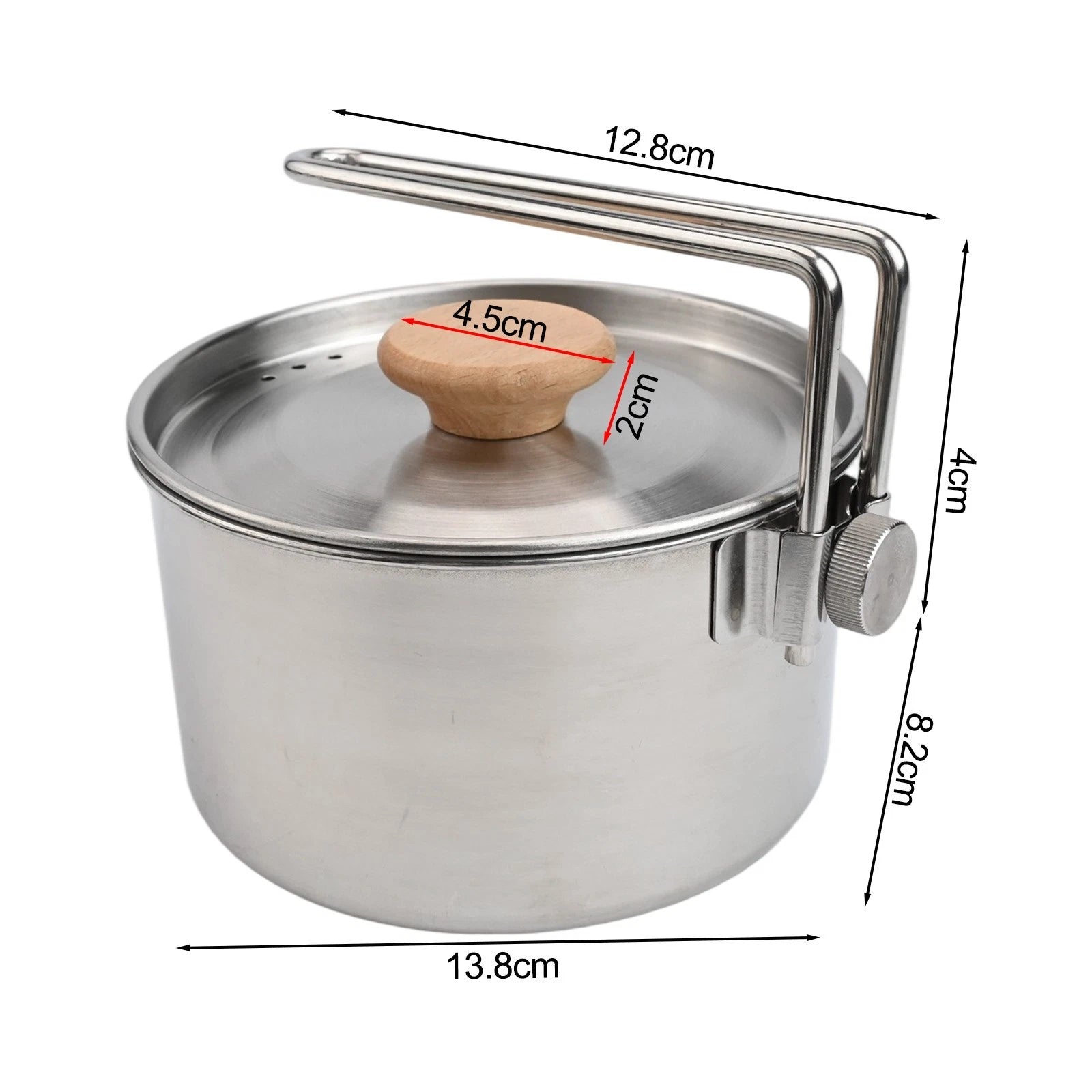 Easy to Use 1L Camping for Kettle with Sturdy Handle Perfect Addition to Your