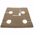Crestliner Boat Snap in Cockpit Mat 2006624 - Taupe Carpeting