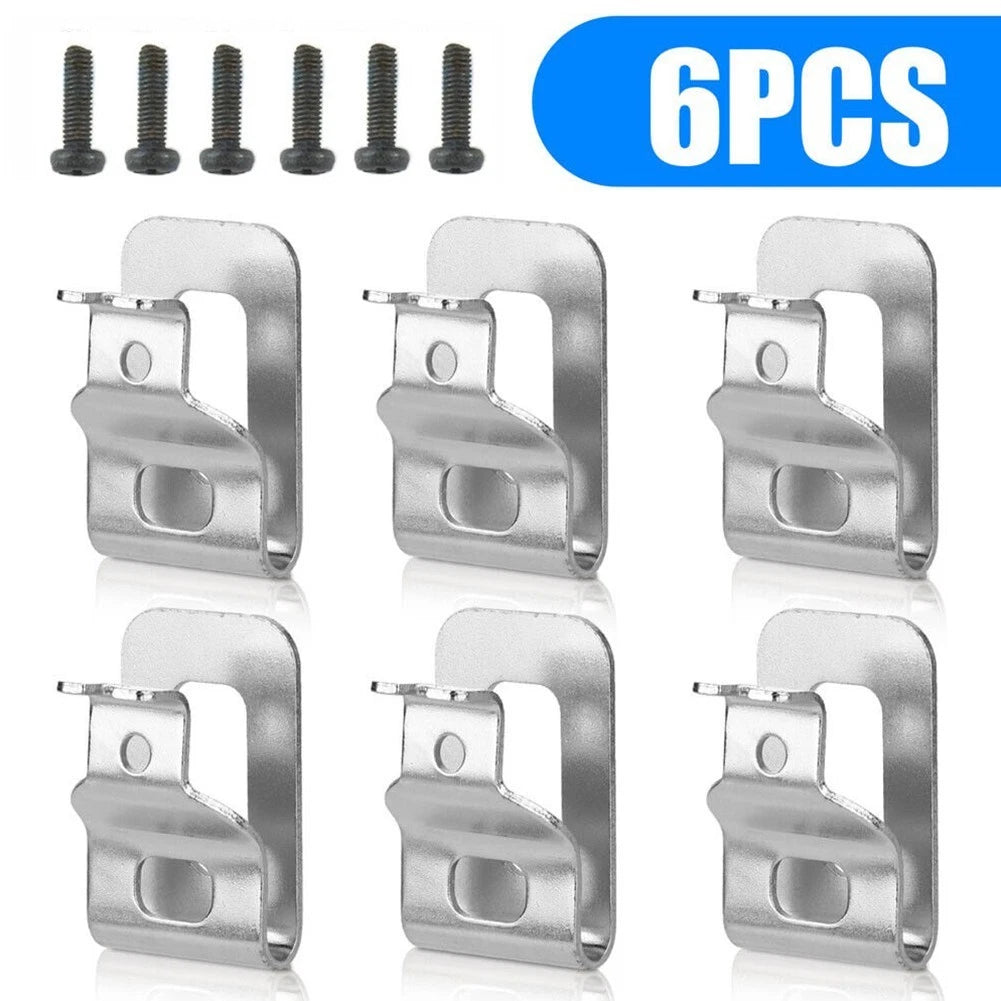 Belt Clip Electric Drill 45*28mm 6*Belt Clip 6*Screw 6pcs DCD985 Power Tools