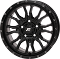 Sedona Fusion Wheel 15x7 +10mm Offset Gloss Black for ATV/UTV 5/4.5 Bolt Pattern