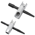 For 2 Pieces 4 in 1 Grease Nipple Installer Tool for Hex Sizes 38 516 716 Inch