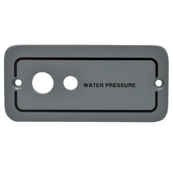 Cobalt Boat Water Pressure Panel 215594 - Gray Aluminum