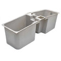 Pursuit Boat Live Well Tank 200162 - 36 Gallon Dual Bin Gray Poly