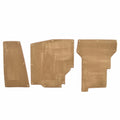 Cobalt Boat Snap-In Carpet Mats 407452 - Beige Syntec (3 PC)
