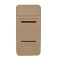 Carling Boat Contura III Rocker Switch Actuator - Blank Beige Lighted