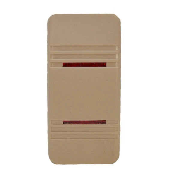 Carling Boat Contura III Rocker Switch Actuator - Blank Beige Lighted