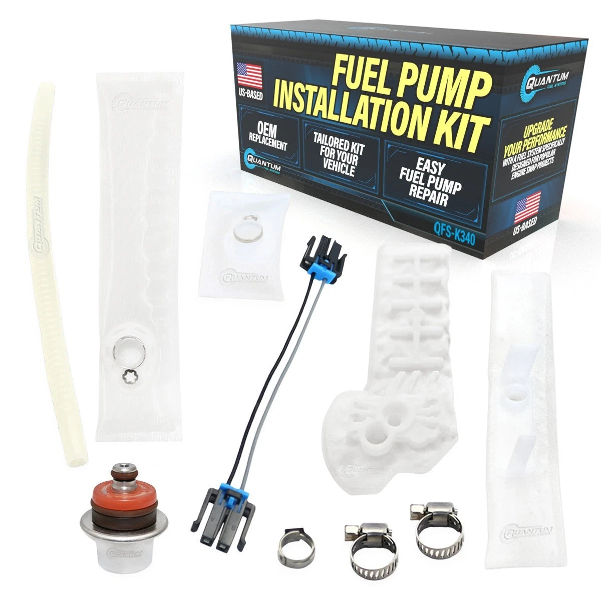 2007-2017 Harley-Davidso N 62109-07 Fuel Pump Repair Kit + Regulator QFS