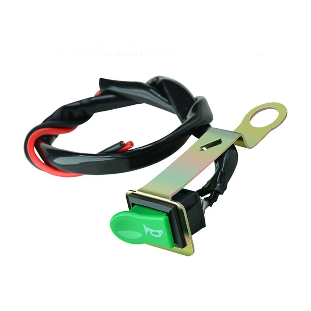 Push Button Green Switch for Motorcycle Handlebar for ATV Scooter Dirt Bike 22mm
