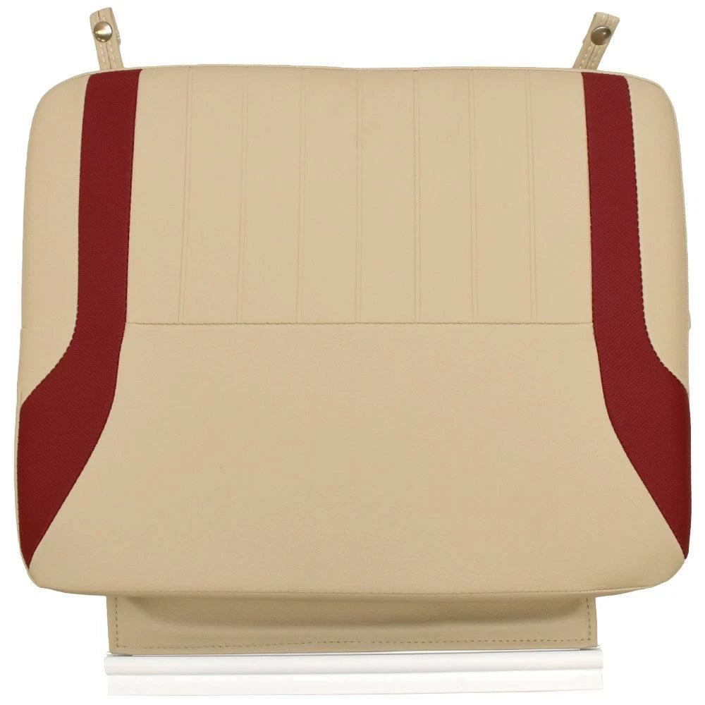 G3 Bay 20 Boat Seat Back Rest Cushion 73523268 - Khaki - Roulette Red