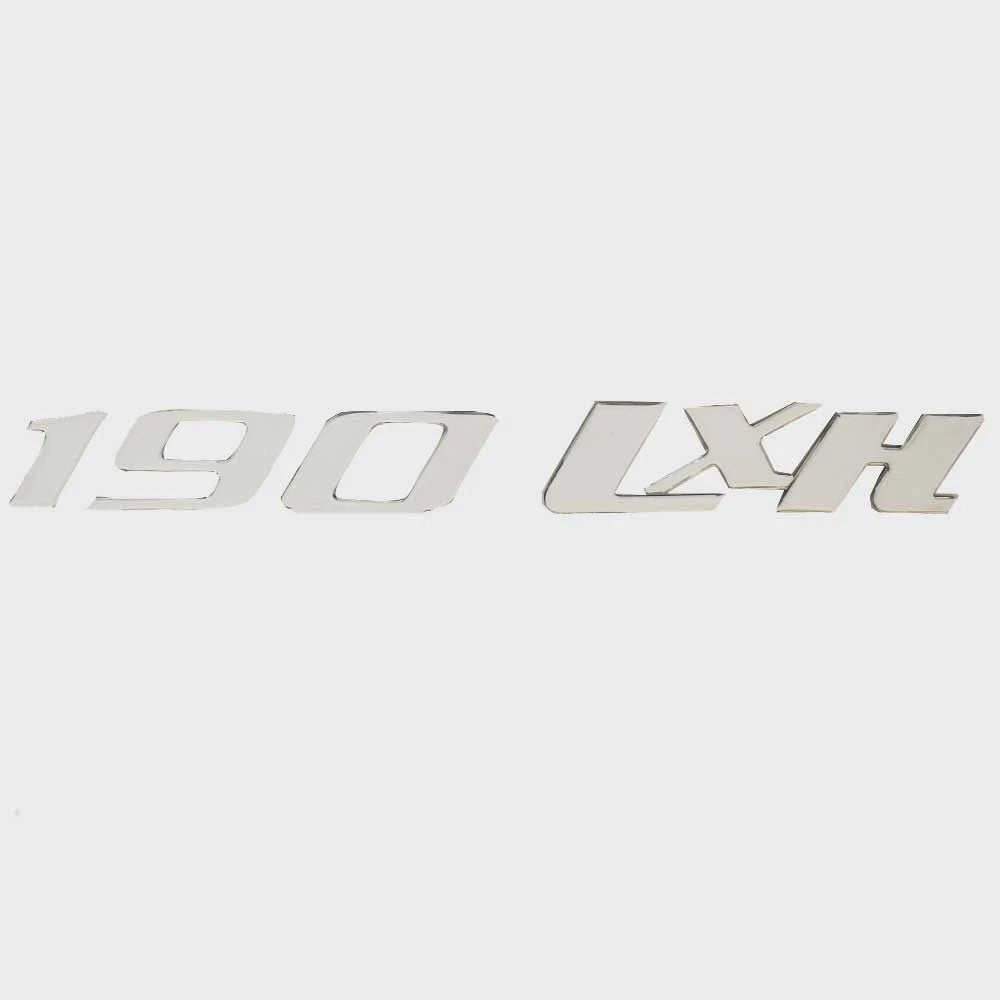 Larson Boat Raised Decal 8154072 - 190 LXH Silver Sticker