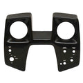 Boat Blank Gauge Panel - Glossy Black Plastic 3 3/8 Inch Gauges
