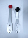 Uflex 216-B49, Marine Dual Side Mount Aluminum Black & Red Lever Replacement