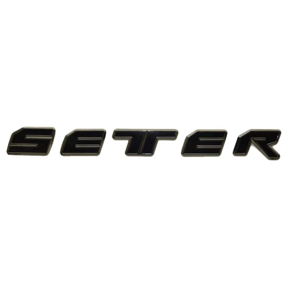 Malibu Boat Raised Setter Decal 5974386 - Wakesetter Black Silver