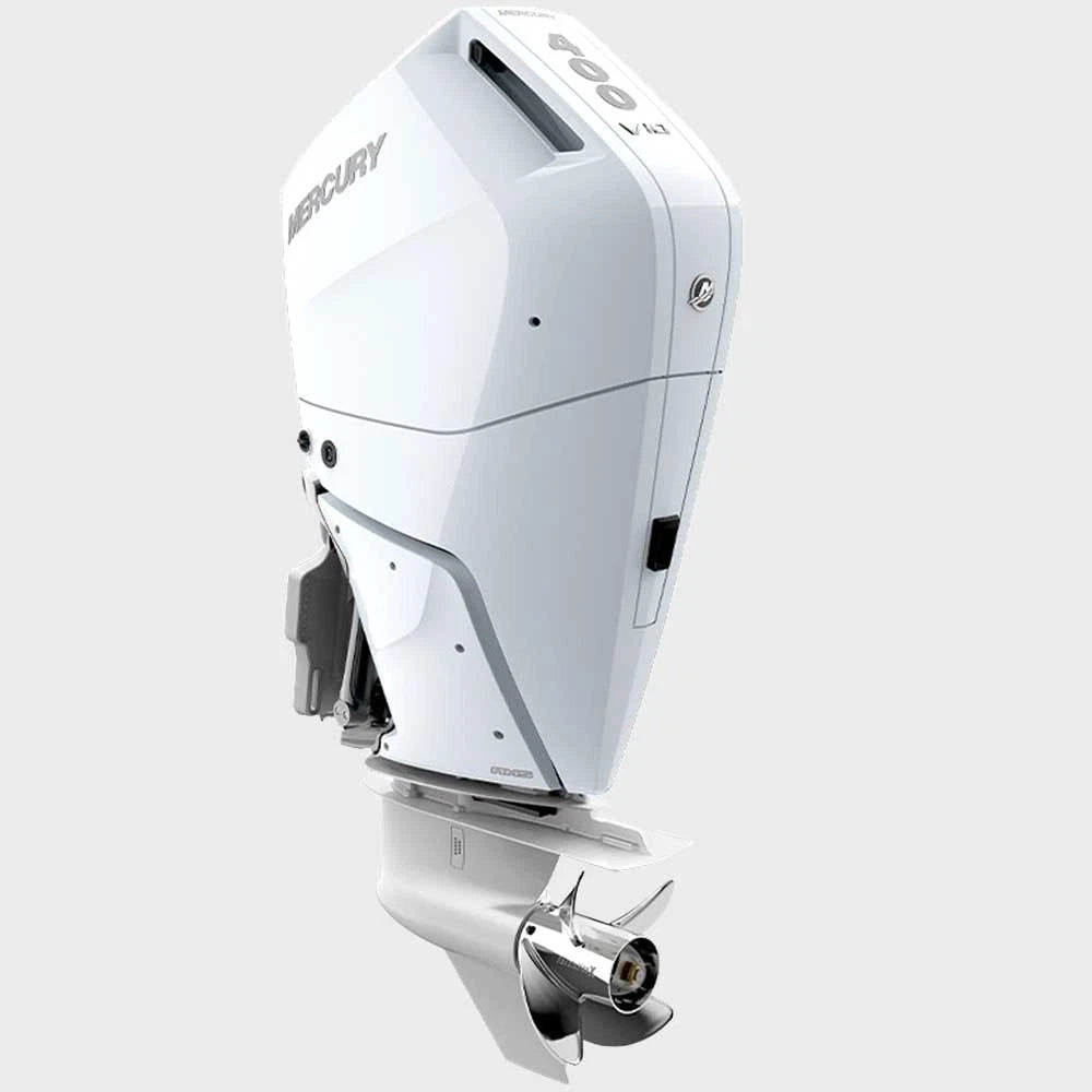 Mercury Verado V10 Outboard Motor 400L - 400HP 20 Inch White