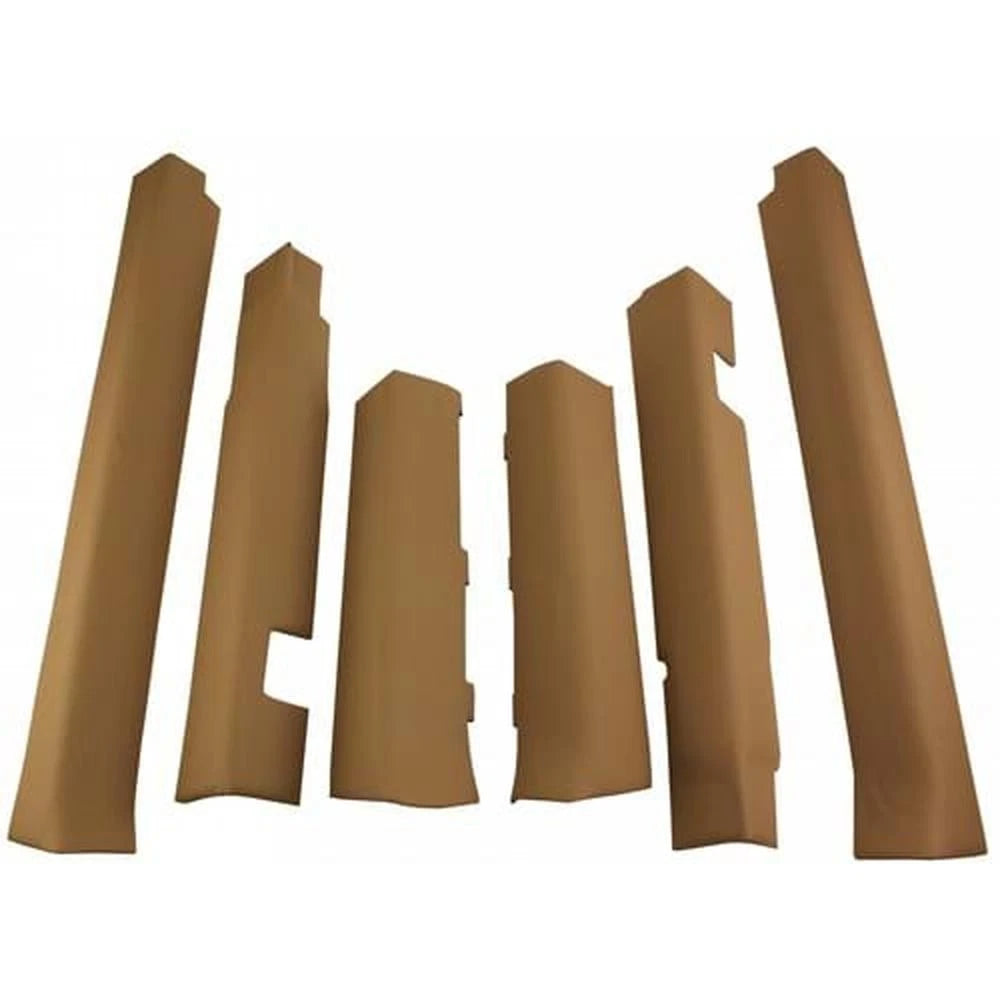 CR6000PO Post Kit, Sailcloth Tan Vinyl with Formed Plastic Fits John Deere