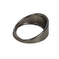 Boat Eyebrow Gauge Bezel - 2 Inch Dark Gray Plastic