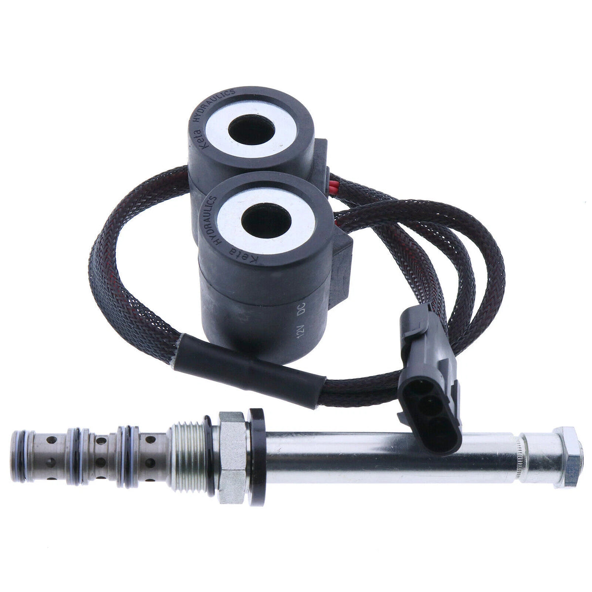 AT163468 AT163475 Solenoid Fits John Deere Backhoe 300D 310D 315D Backhoe Loader