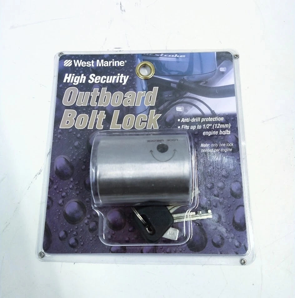 West Marine 9329913, High Security Outboard Bolt Lock