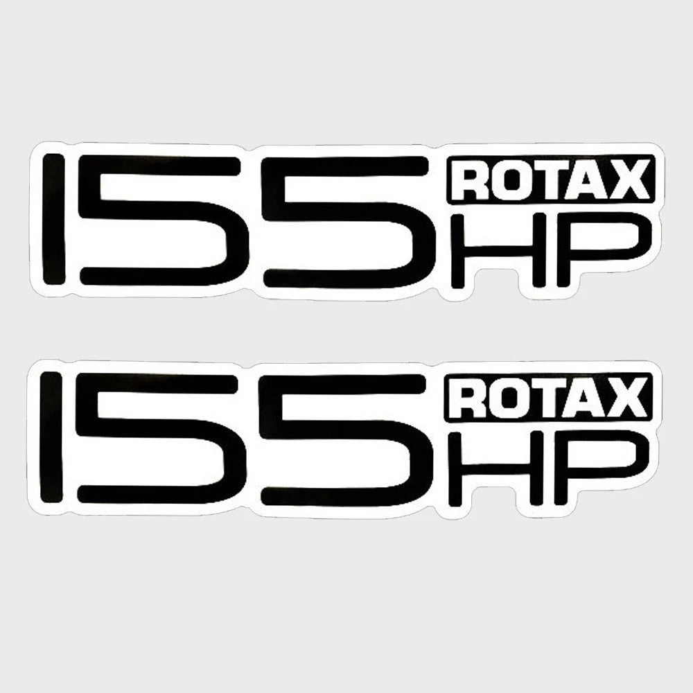 Rotax 155 HP Boat Decals 204-902-043 - Engine Stickers (pair)