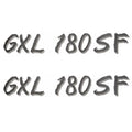 Glastron Boat Emblem Decal Sticker - GXL 180 SF (pair)