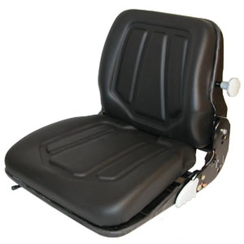 Forklift Deluxe Side Track Seat with Shock Absorbing Spring FLS322BL