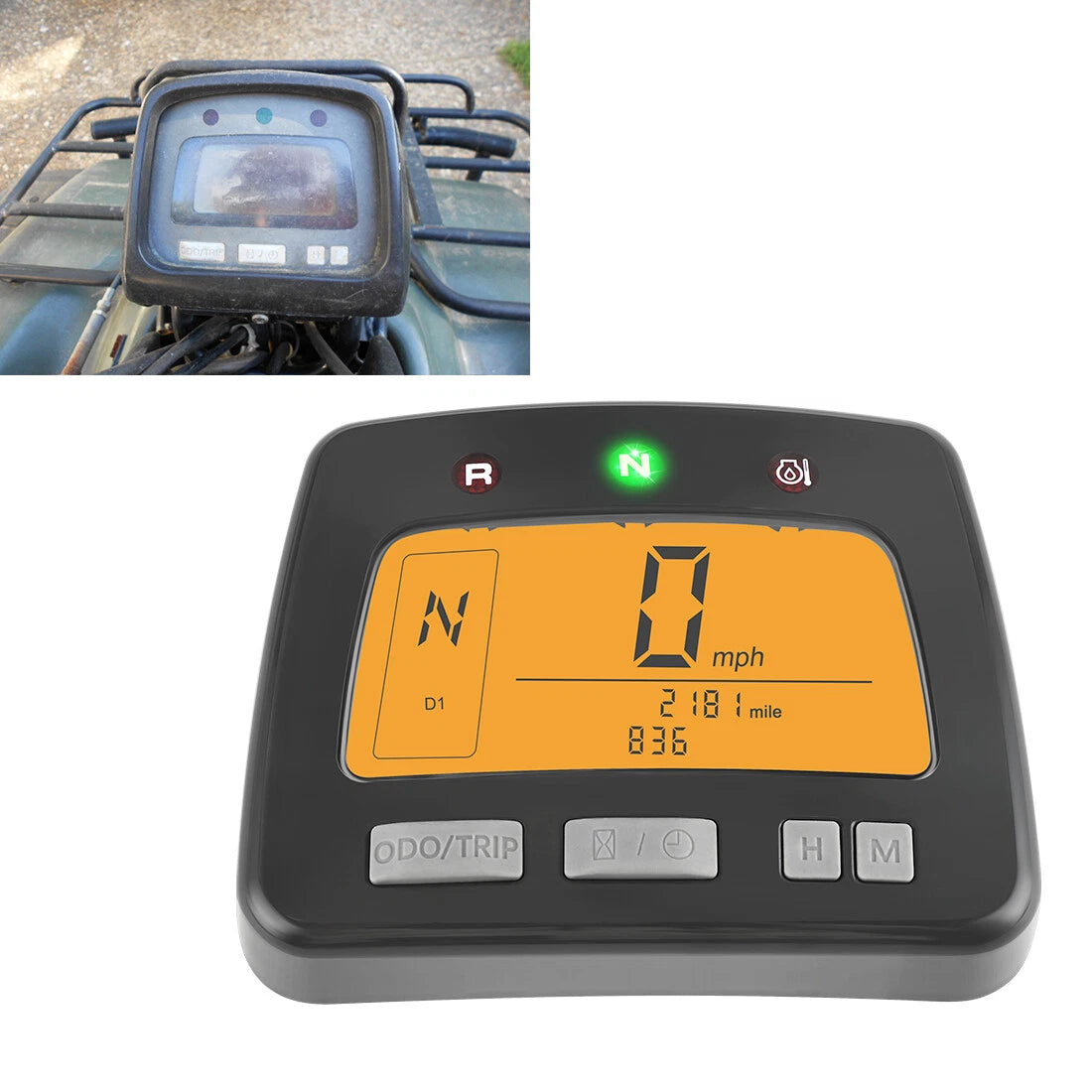 1998-2001 Honda Foreman 450 TRX450S 4x4 S Speedometer Dash Upper Cover
