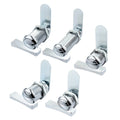 RV Camper Storage Door Thumb Cam Lock Latch Keyless Non Locking Bolt on Fitting
