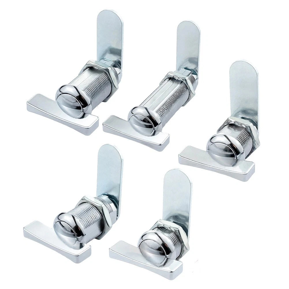 RV Camper Storage Door Thumb Cam Lock Latch Keyless Non Locking Bolt on Fitting