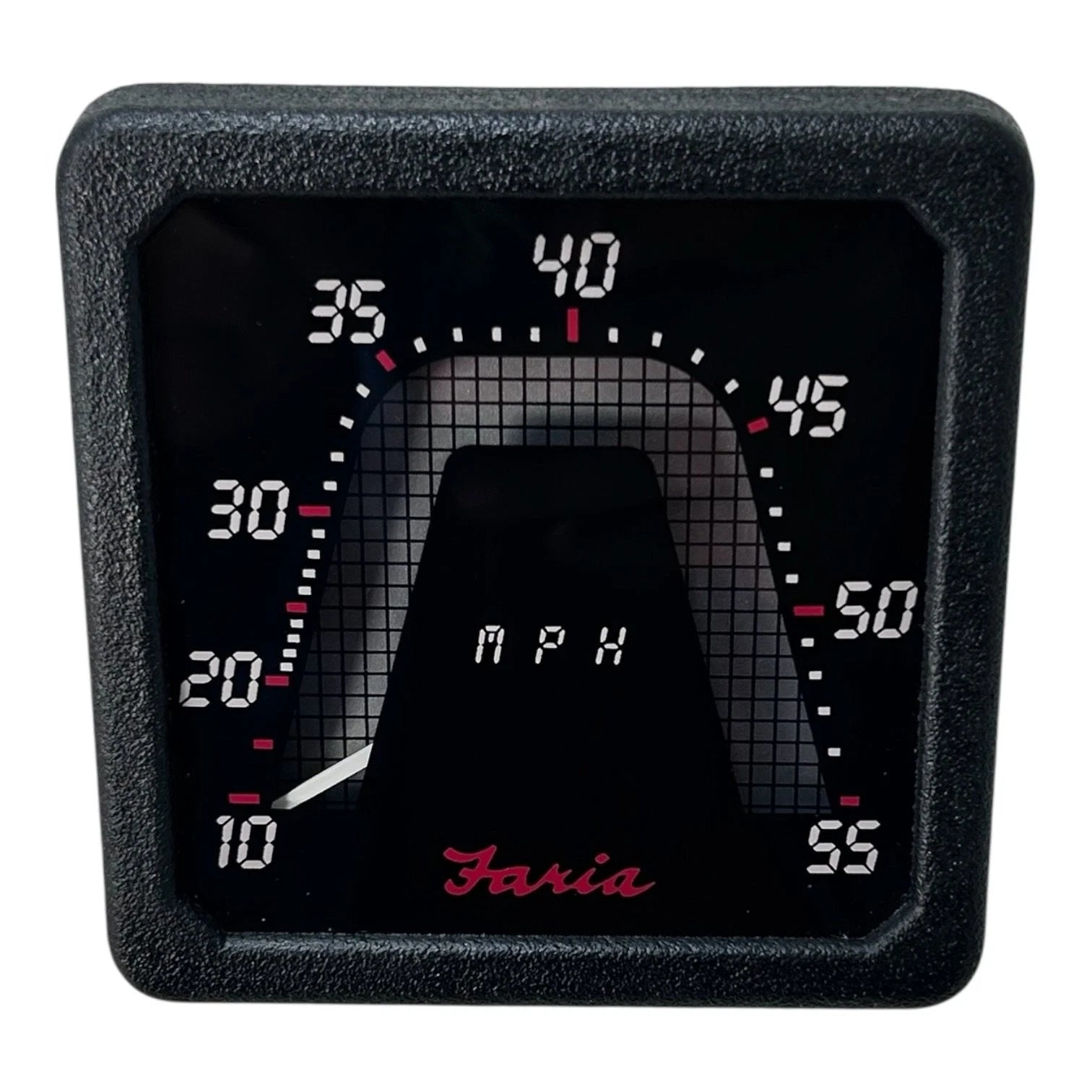 Faria Vintage Square Marine Speedometer Gauge 10 - 55 MPH, OEM