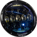 HARDDRIVE 7-Inch LED Headlight 130W for V-Twin Motorcycles, White Light