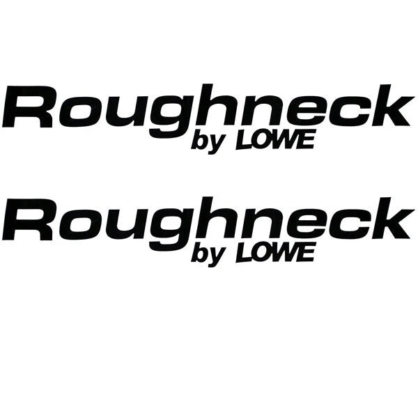 Lowe Boat Decal Stickers 1940679 - Roughneck 19 3/8 Inch Black (pair)