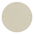Sea Fox Boat Hatch Deck Plate Lid - 5 5/8 Inch Off White