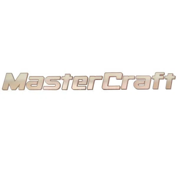 MasterCraft Boat Raised Logo Decal 7506302 - Bronze Sticker