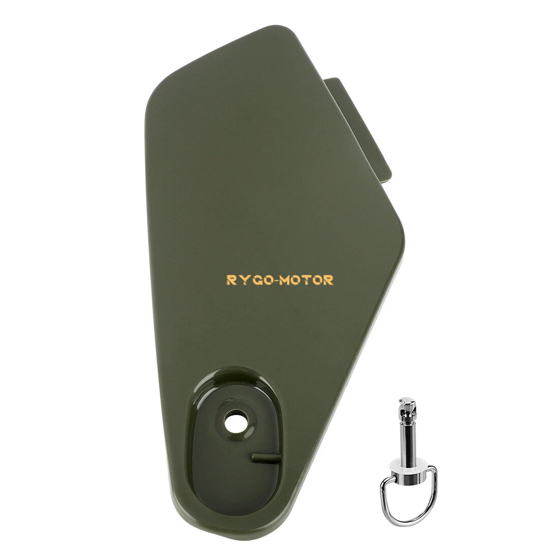 Storage Box Plastic Cover Green & Stud for 2004-2006 Honda Rancher 350 TRX350